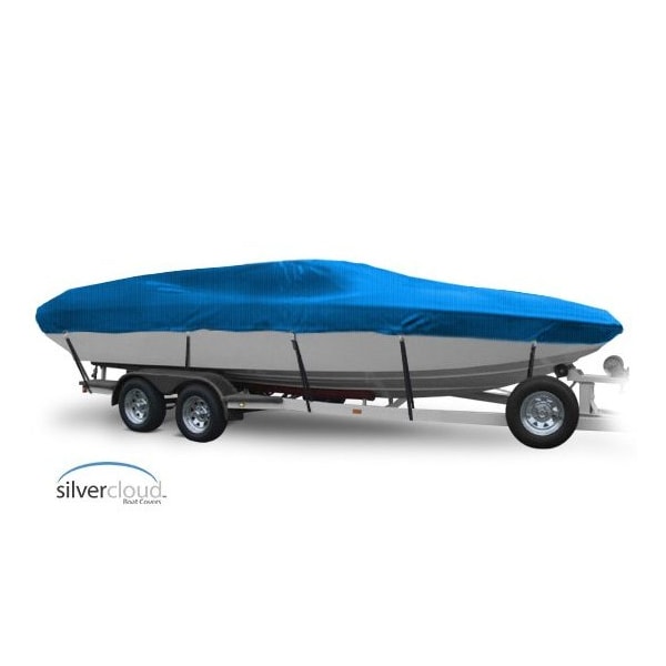 Eevelle Boat Cover DECK BOAT Low Rails, Outboard Fits 24ft 6in L up to 102in W Royal SCDEK24102B-RYL - main